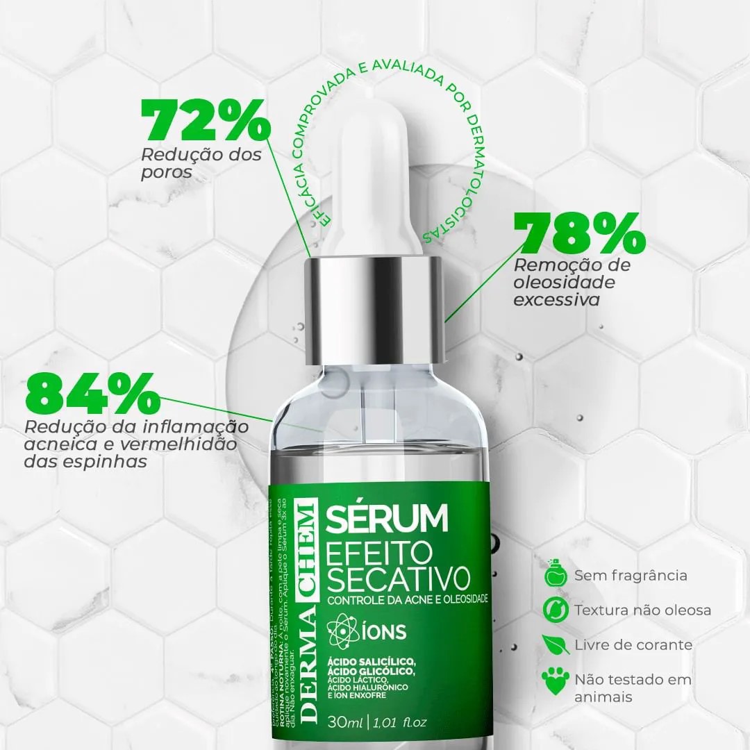 Dermachem - Serum Efeito Secativo 6724 - 6 Und - Distribuidora JCF