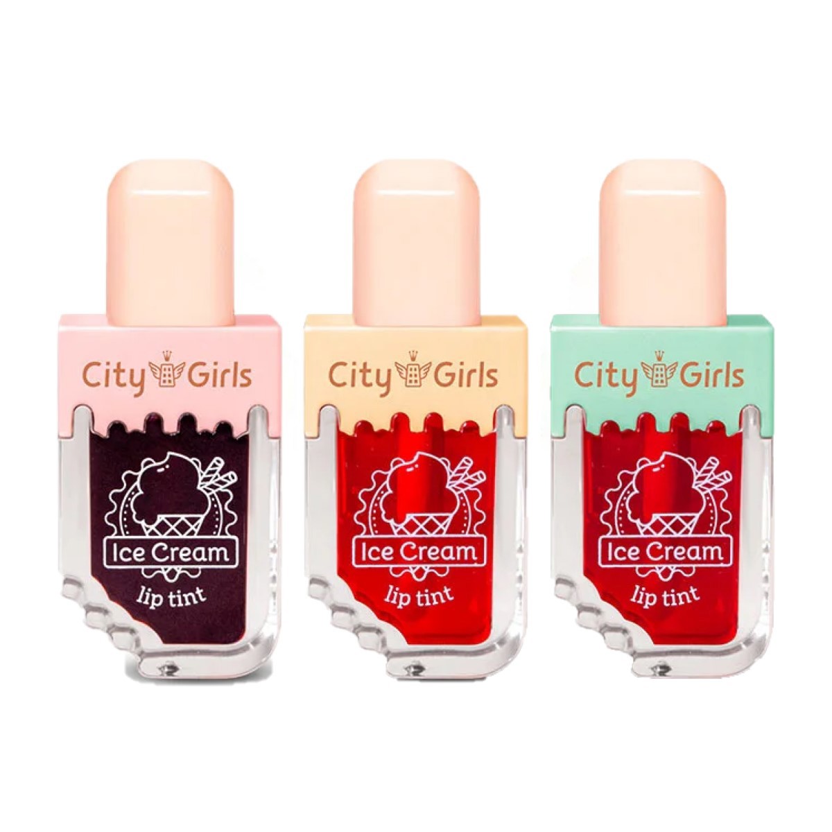 City Girls - Lip Tint Sorvetinho Ice Cream CG343 - 6 Und