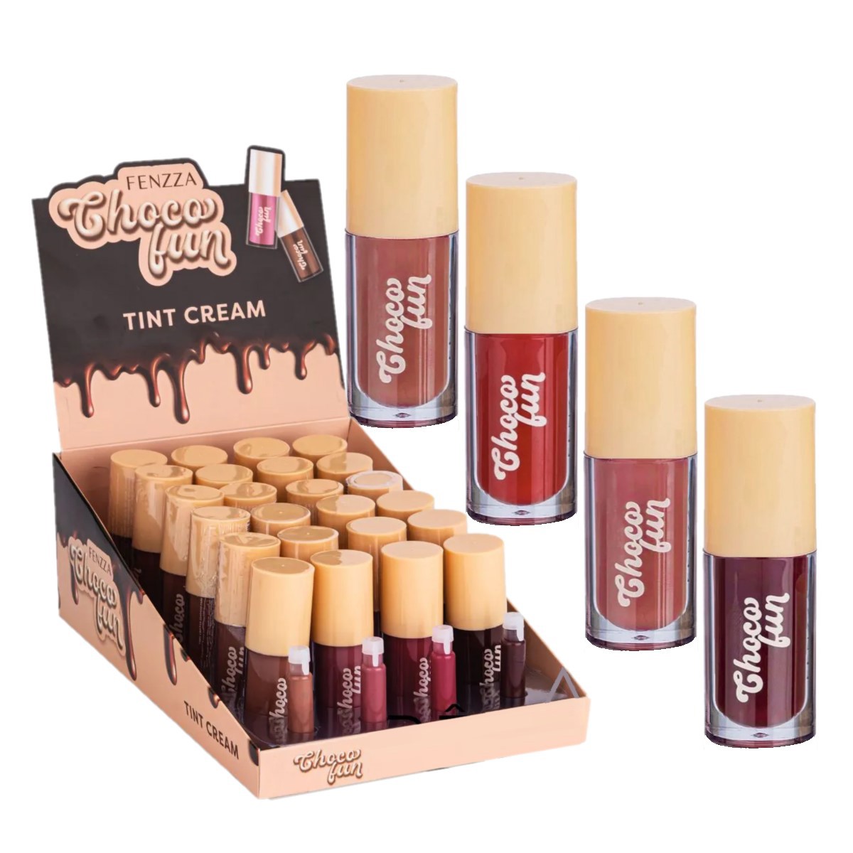 Fenzza - Tint Cream Choco Fun FZ20097 - 24 Und - Distribuidora JCF