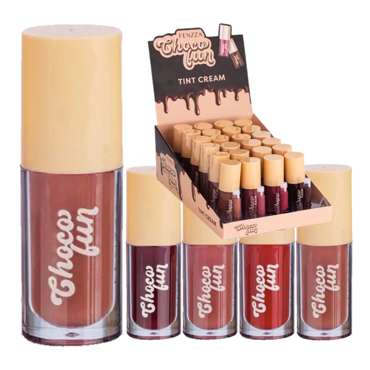 Fenzza - Tint Cream Choco Fun FZ20097 - 24 Und - Distribuidora JCF