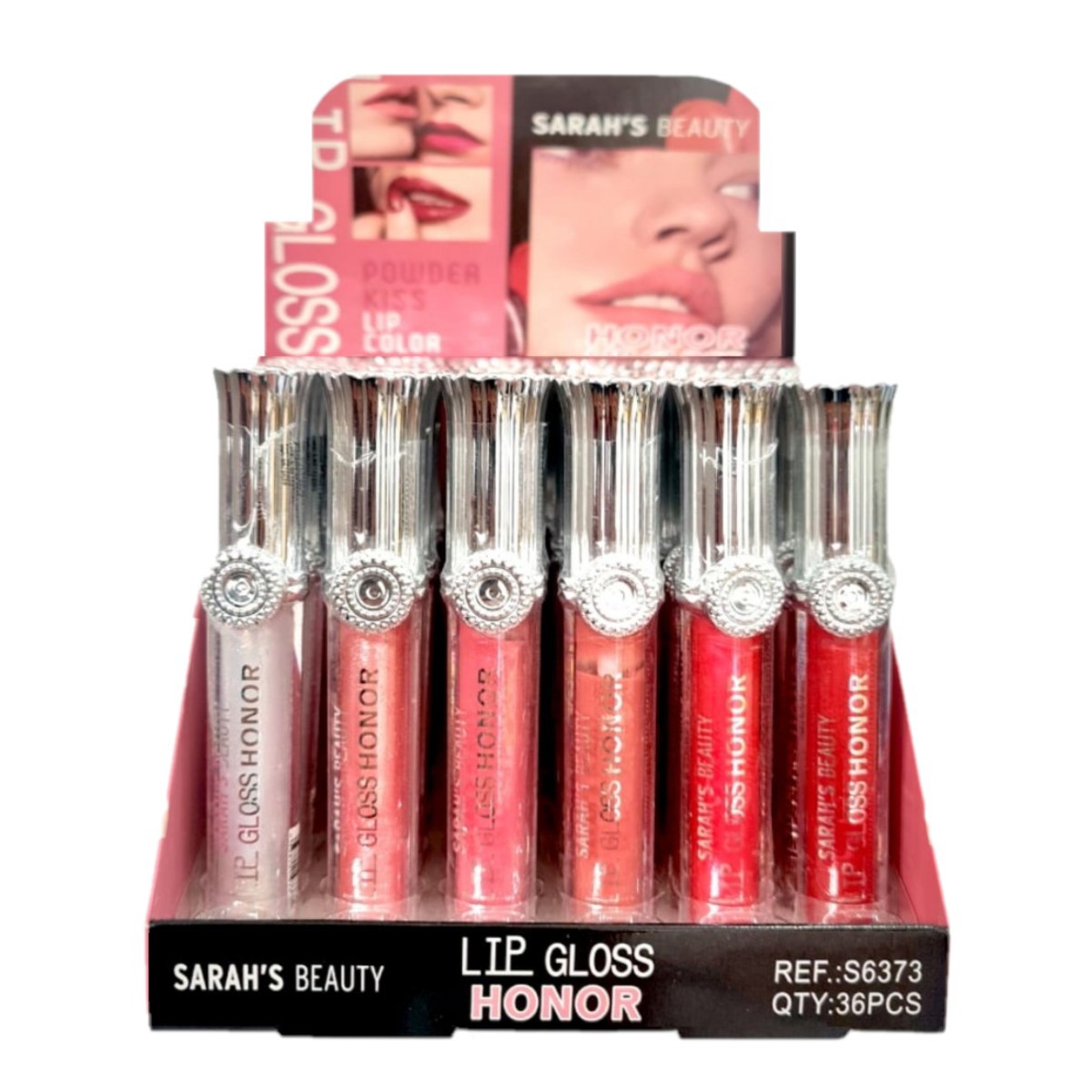 Sarahs - Lip Gloss Honor S6373 - 6 Und ( Validade: 09/2026