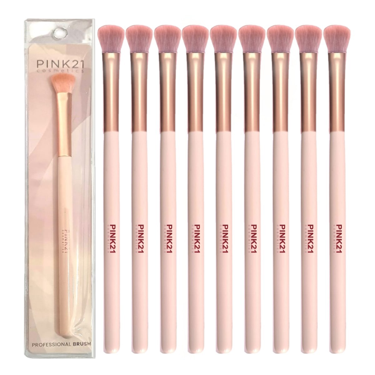 Pink 21 - Pincel para Concavo HB87283 - 12 Und - Distribuidora JCF