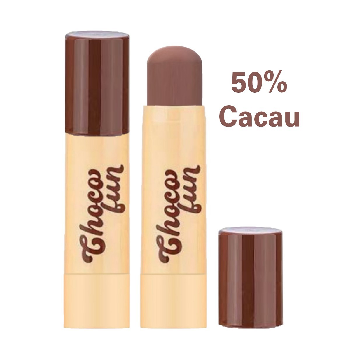 フェイスクリーム Shoko Fenzza - Contorno Stick Choco Fun FZ27009 - 12 Und - Distribuidora
