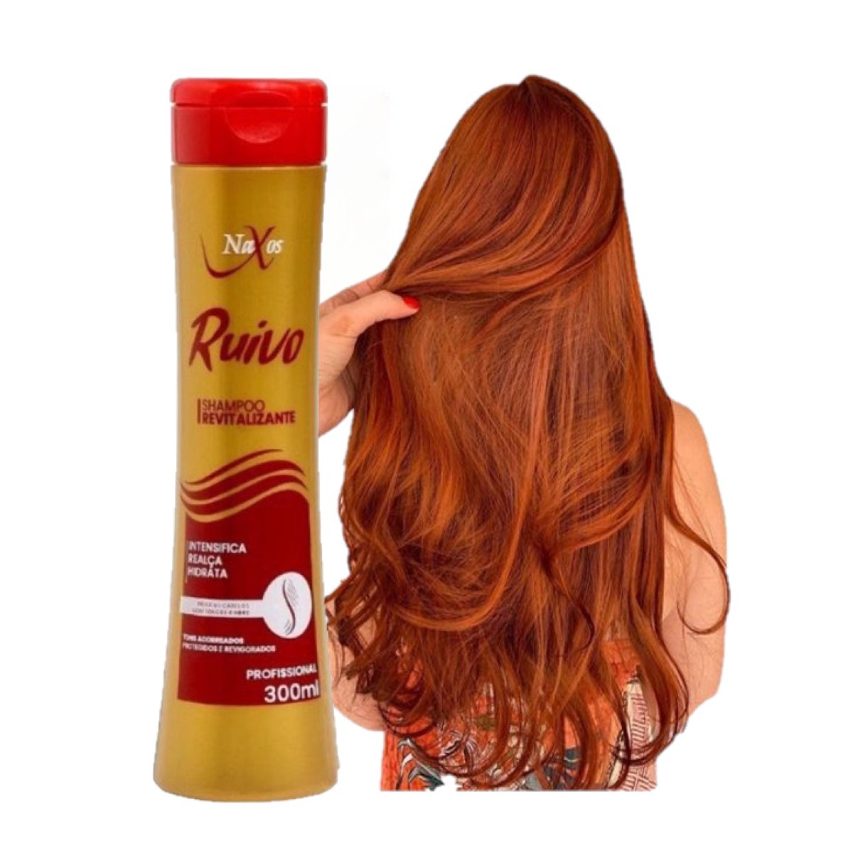 Naxos - Shampoo Ruivo Revitalizante - 6 Und ( Validade: 10/2026