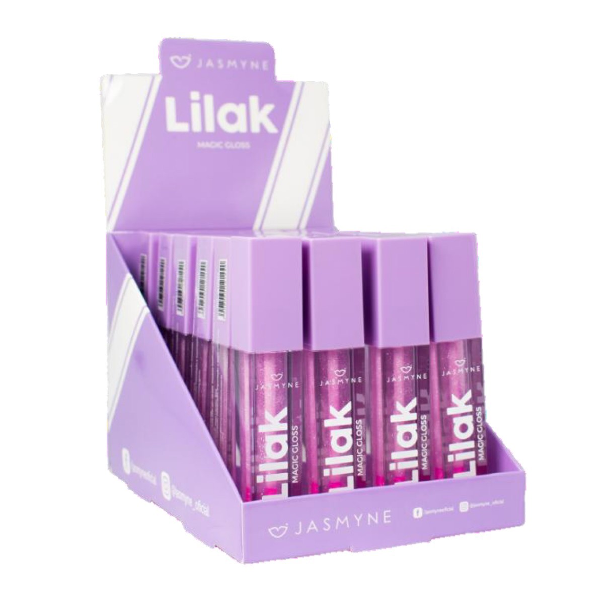 Jasmyne - Lip Gloss Lilak Magico JS18020 - 24 Und - Distribuidora