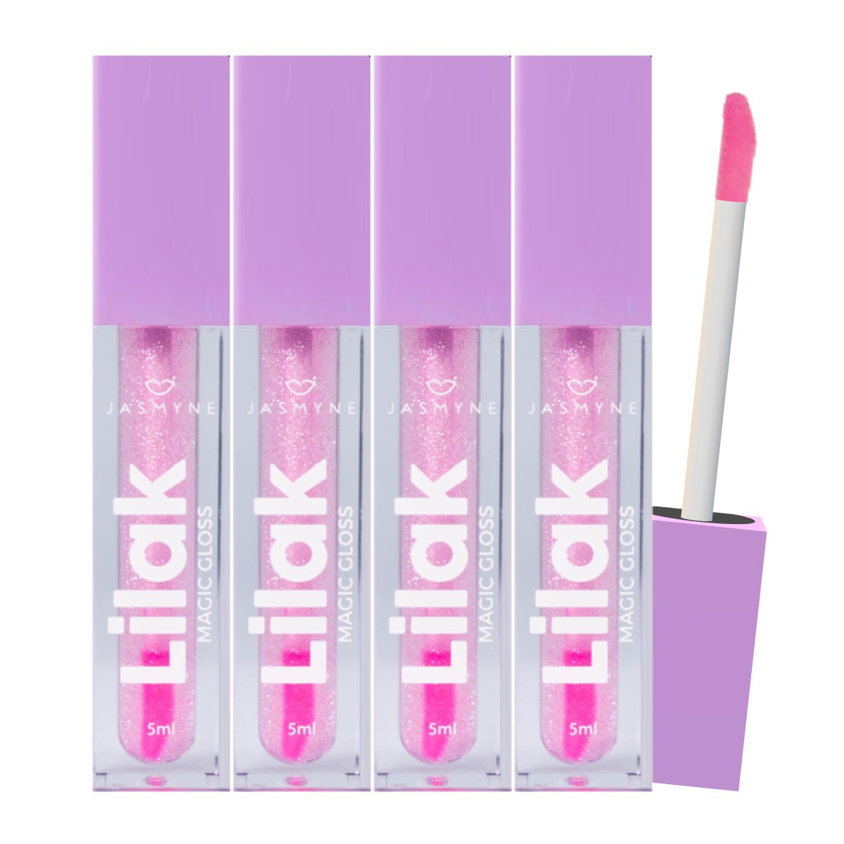 Jasmyne - Lip Gloss Lilak Magico JS18020 - 24 Und - Distribuidora