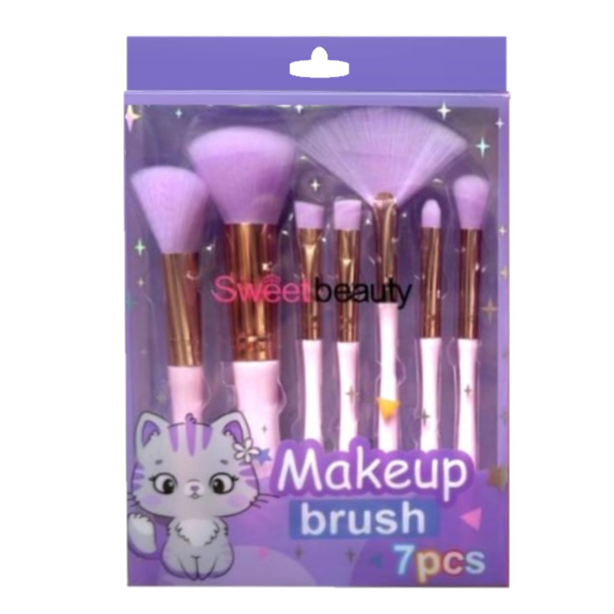 Sweet Beauty - Kit com 7 Pinceis BKT478 - 6 Kits Sortidos
