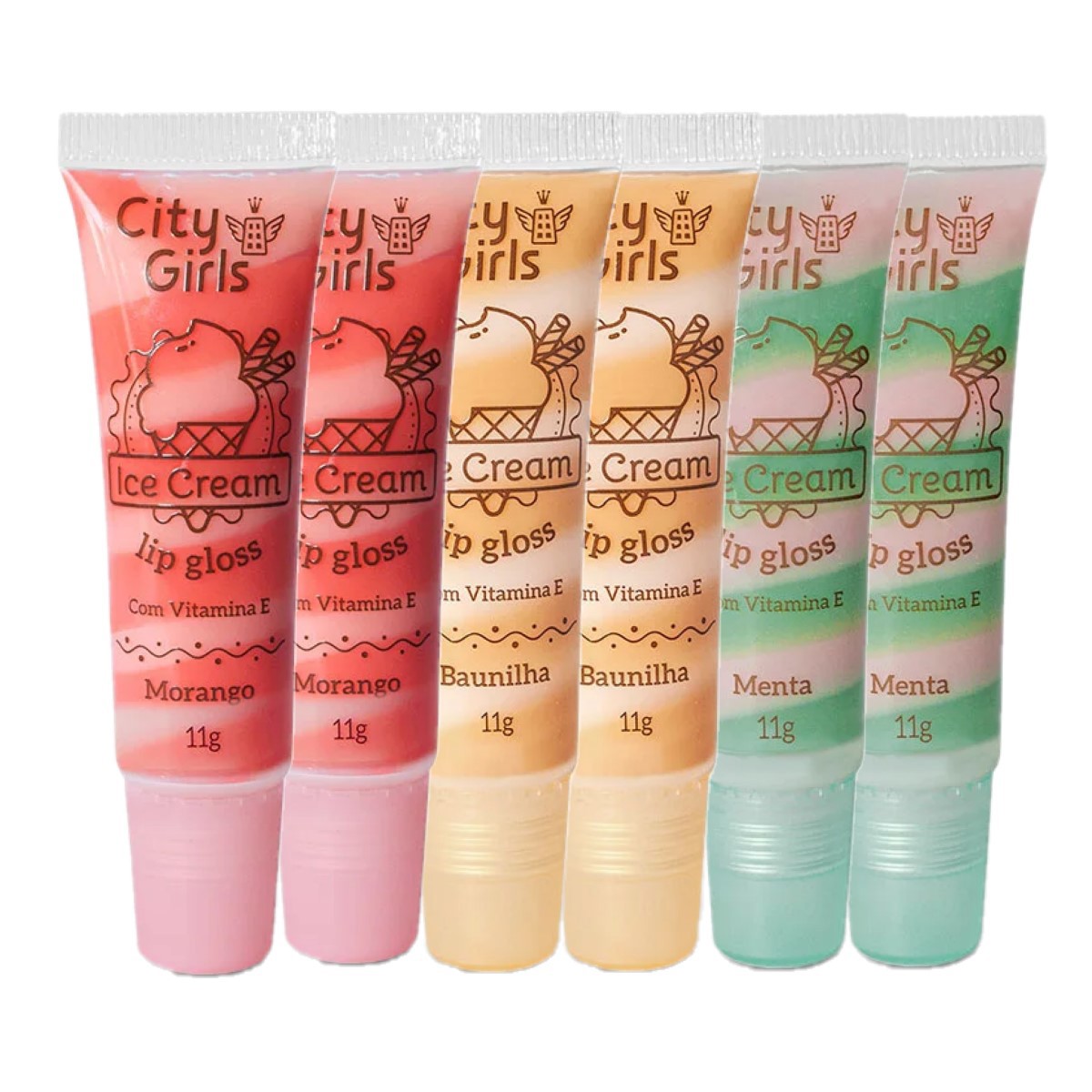 City Girls - Lip Gloss Vitamina E CG346 - 24 Und - Distribuidora