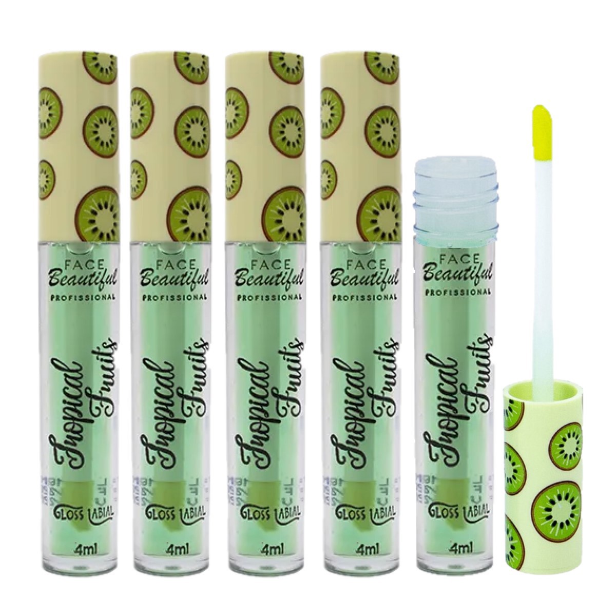 Face Beautiful - Gloss Labial Tropical Kiwi FB171 - Distribuidora