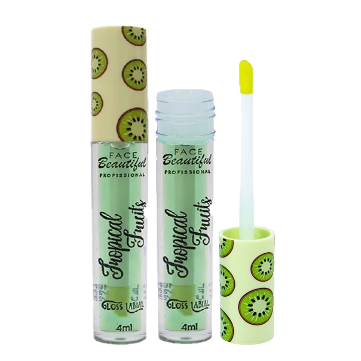 Face Beautiful - Gloss Labial Tropical Kiwi FB171 - Distribuidora