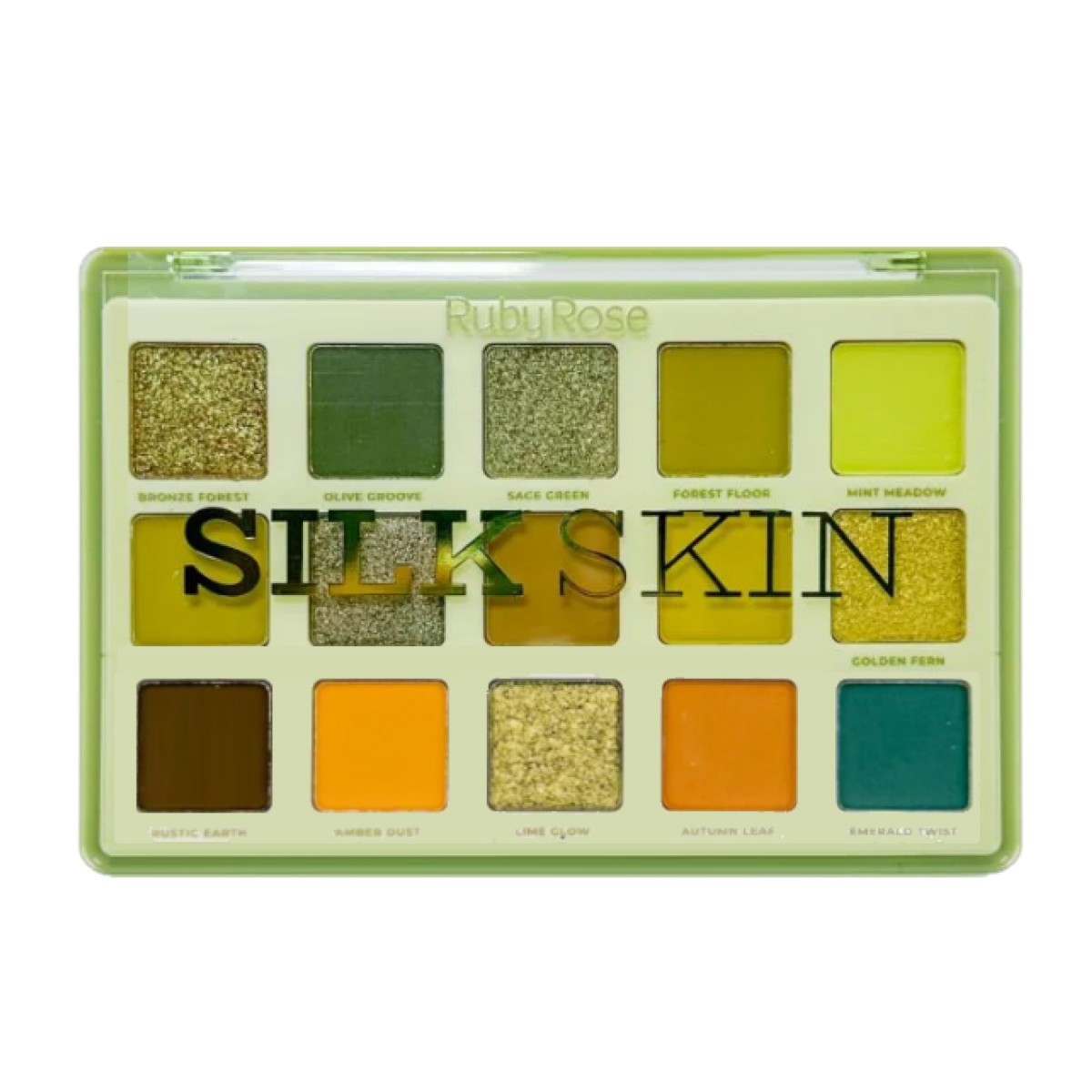 Ruby Rose - Paleta de Sombras Silk Skin Nature Gleam E2205 ...