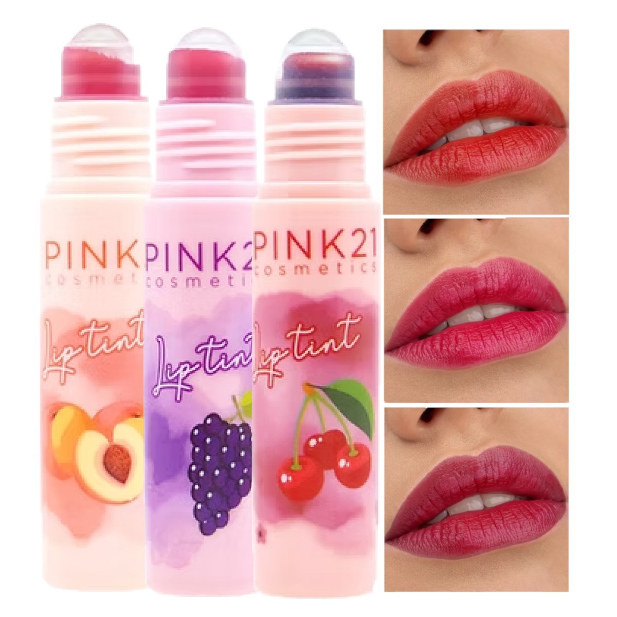 Pink 21 - Lip Tint Roll On CS4538 - 24 Und - Distribuidora JCF