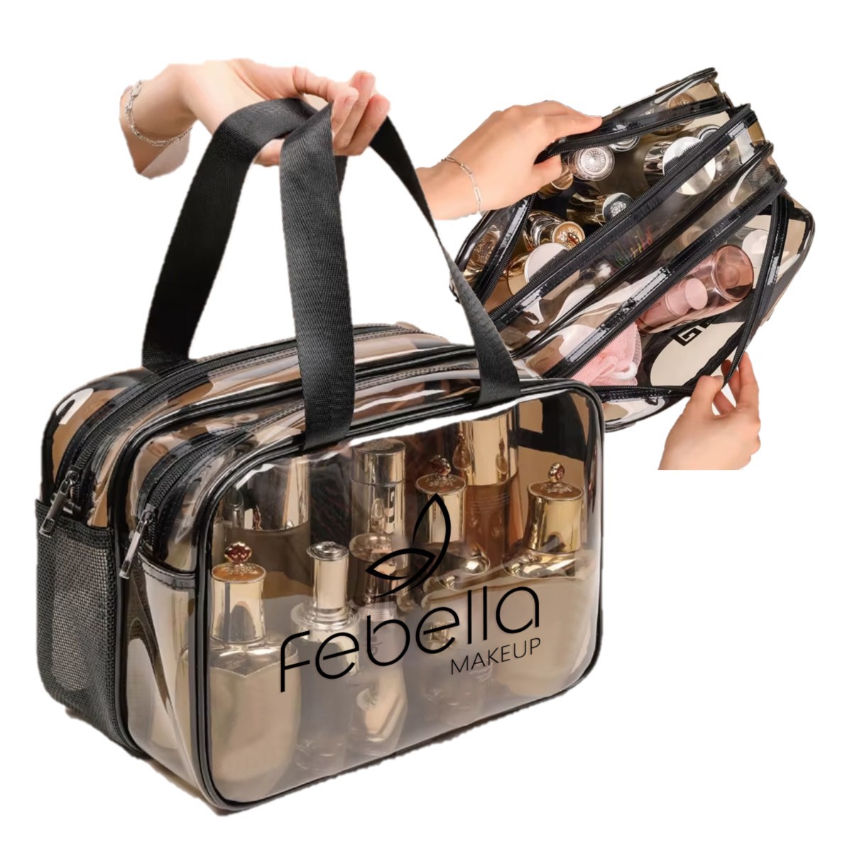  Beauty レフィル×2個 Febella - Necessaire GG Dois Compartimentos NB2050 - 12 Und