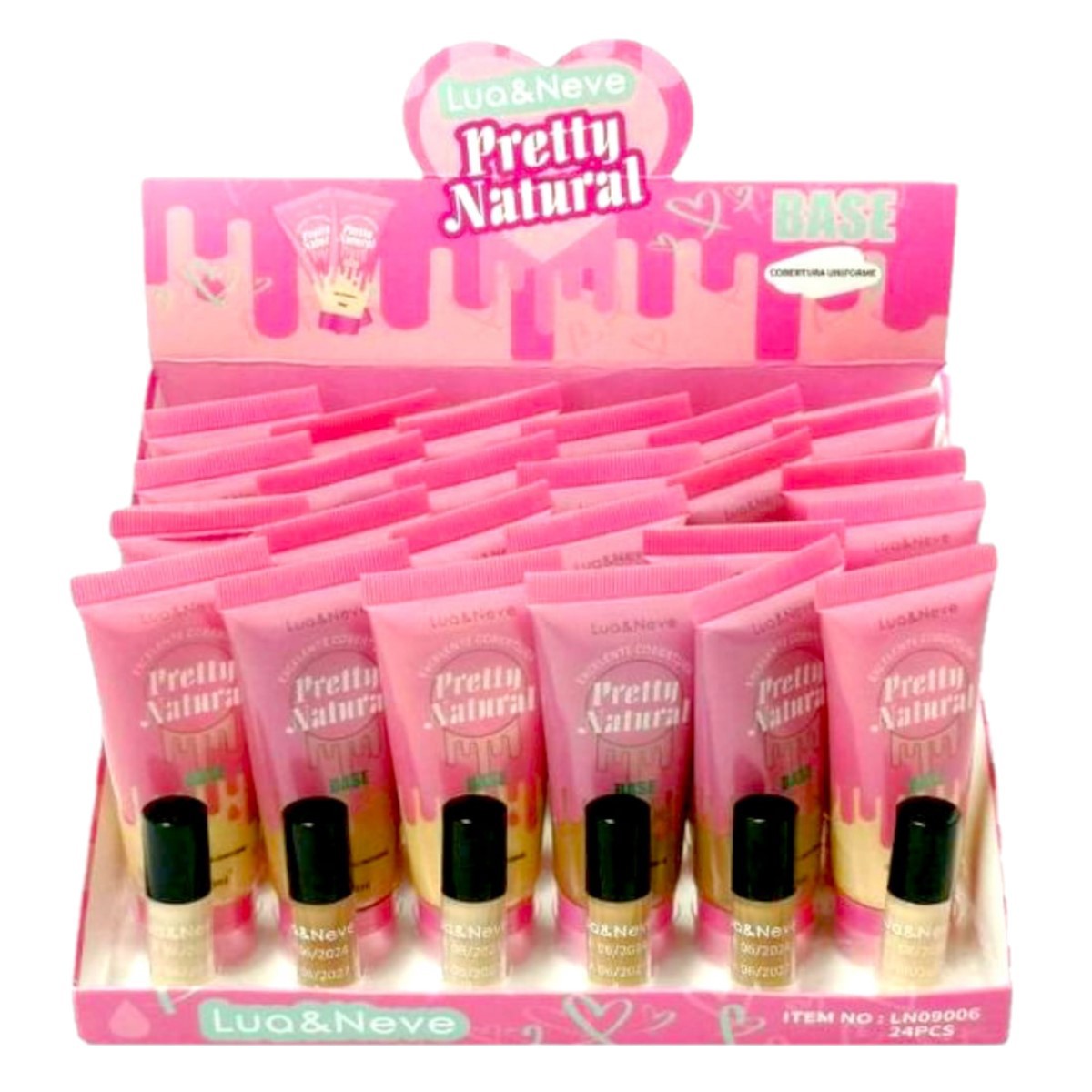 Lua e Neve - Base Liquida Pretty Natural LN09006 - 6 Und ...