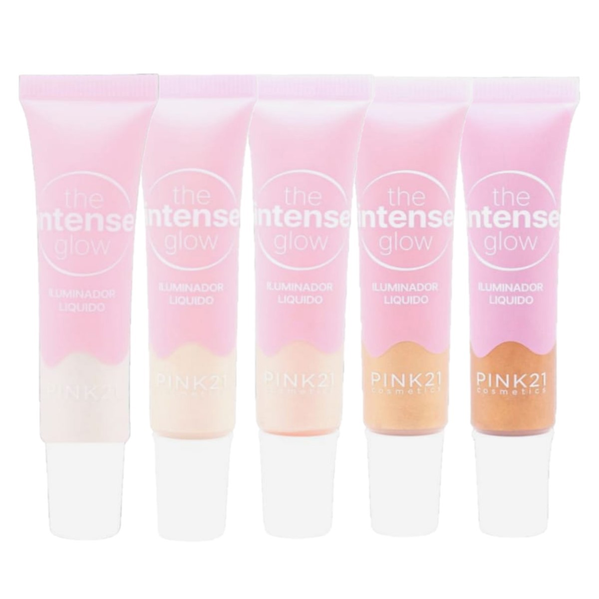 Pink 21 - Iluminador Liquido Intense Glow CS5211 - 24 Und