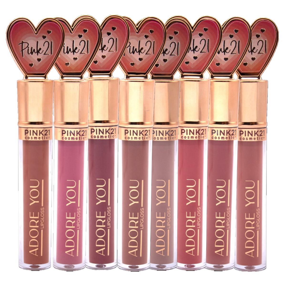 Pink 21 - Lip Gloss Adore You CS4834 - 24 Und - Distribuidora JCF