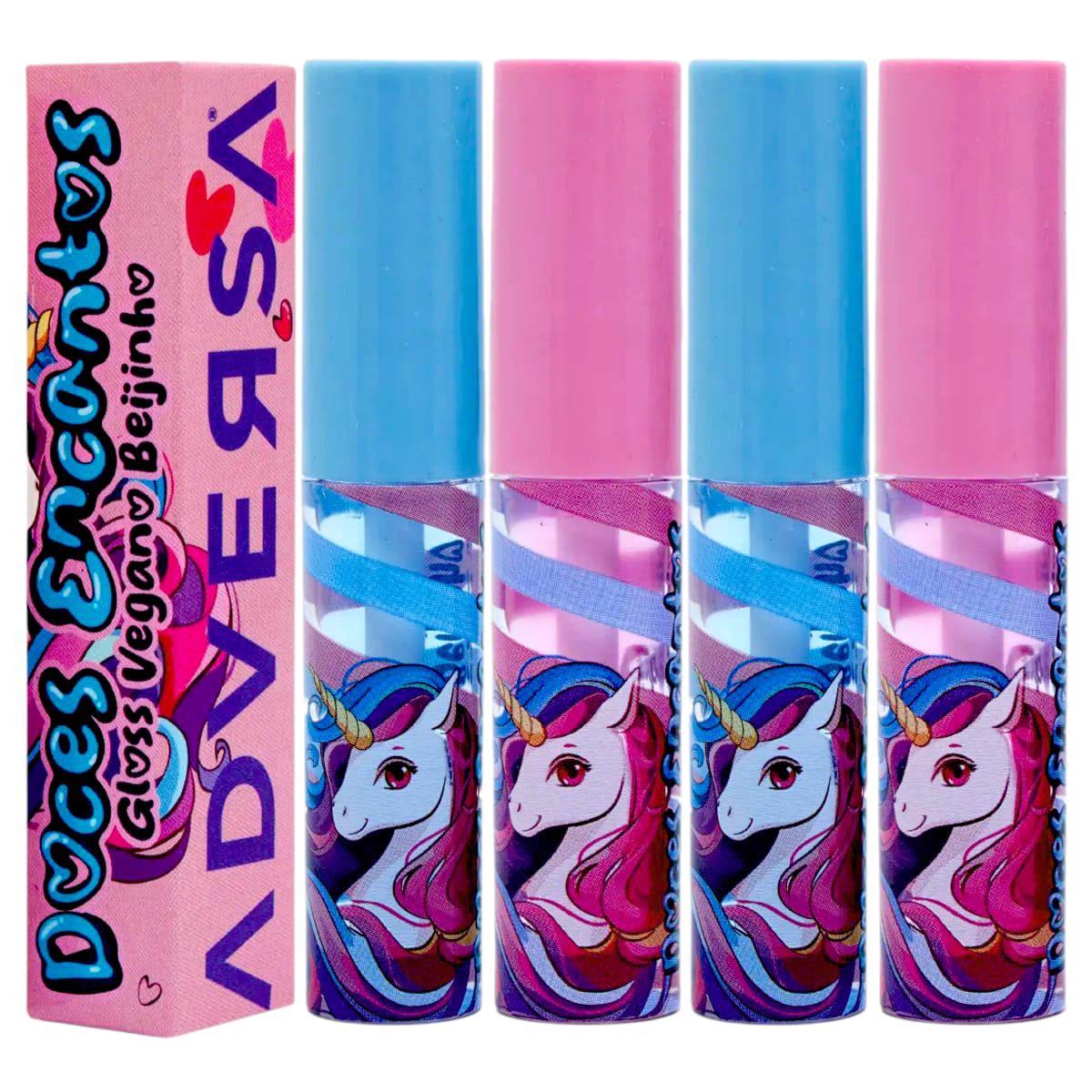 Adversa - Gloss Vegano Beijinho Unicornio AD314 - Merengue ...