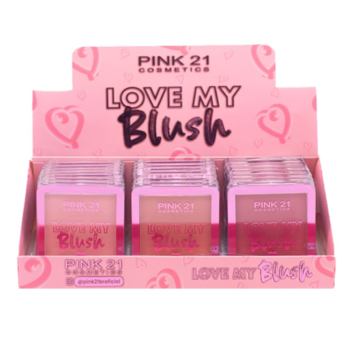 YA−MAN M-21 PINK Pink 21 - Love My Blush CS3974 - 6 Und (A) - Distribuidora