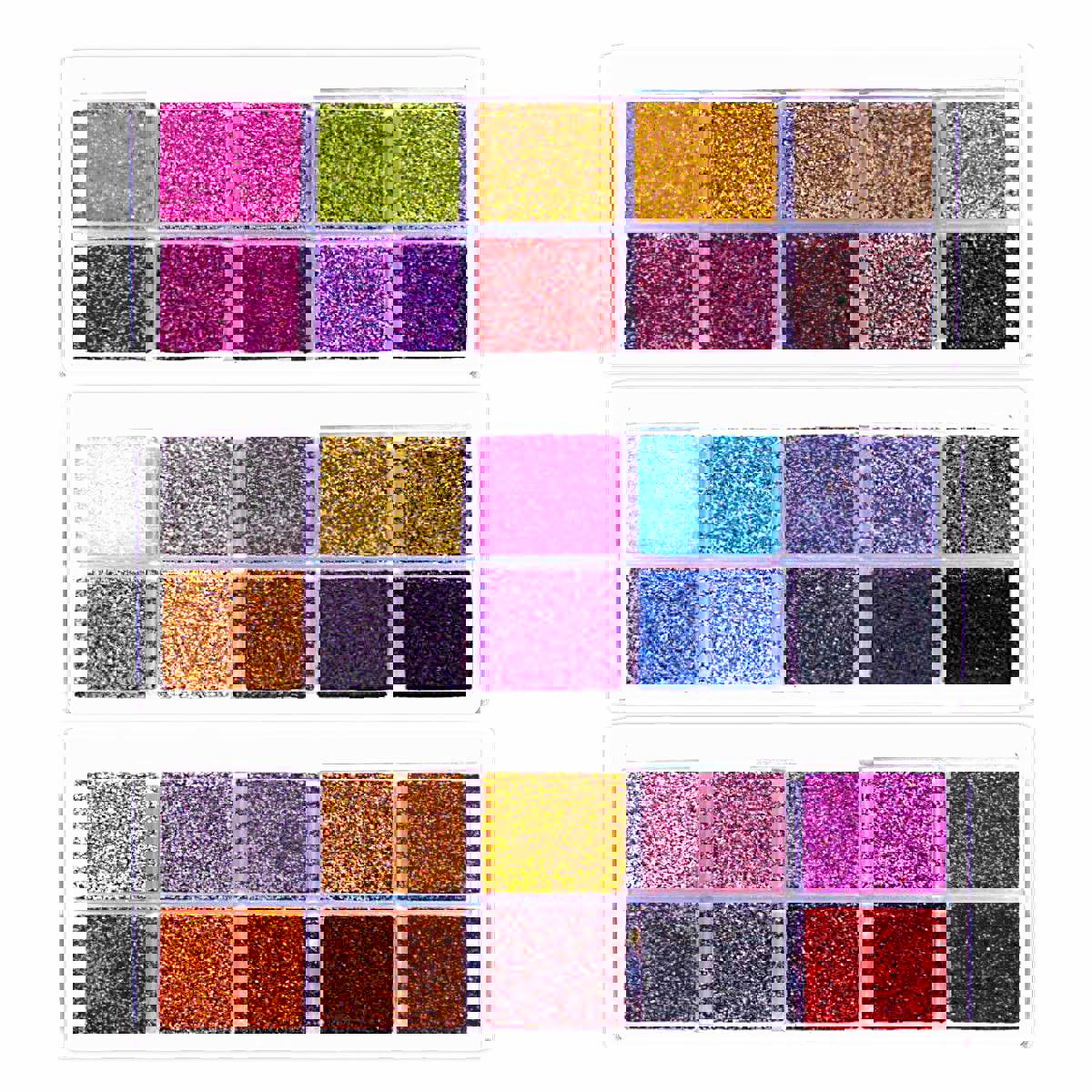 Pink 21 - Paleta de Sombras Glitter Carnaval CS5487 - 3 Und