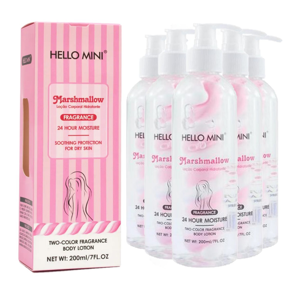 マホロサミストMahorosa Cream Mini 100ml Hello Mini - Hidratante Corporal Marshmallow 24H (H276