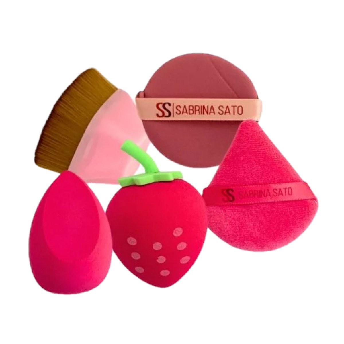 Sabrina Sato - Kit 4 Esponjas + Pincel Magico SP2041 - 6 Und
