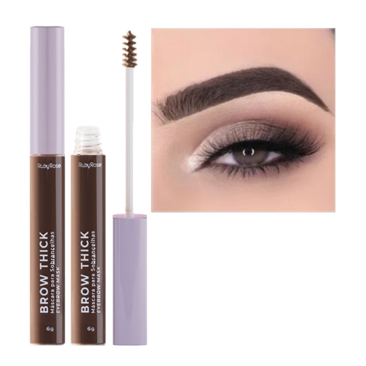 Mascara para Cilios Brow Thick Ruby Rose HB F2800 Light Medium