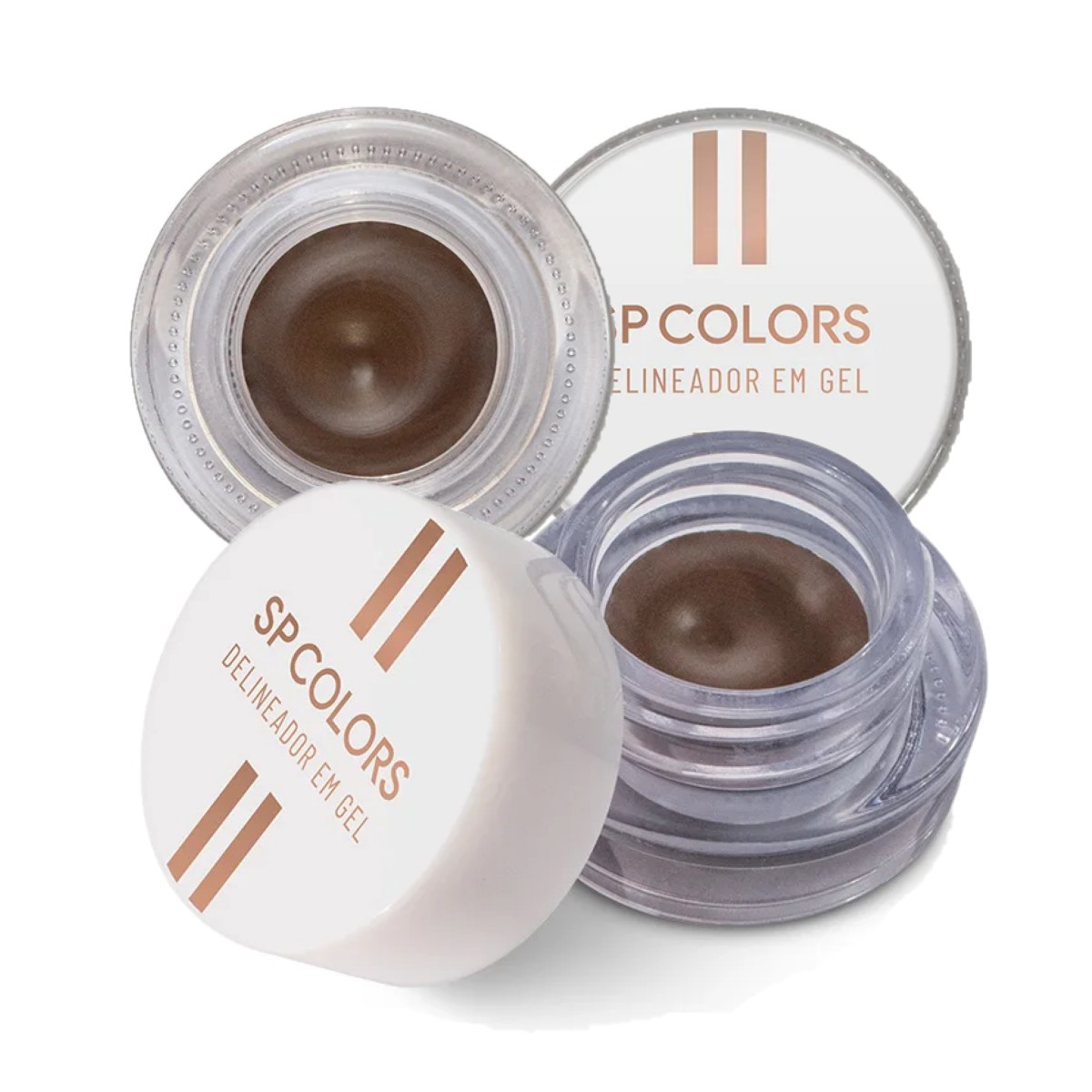 SP Colors - Delineador em Gel SP339 - MARROM - Distribuidora JCF