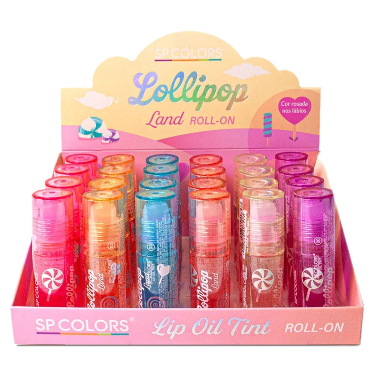 SP Colors - Lip Oil Tint Lollipop Roll On SP408 - 24 Und