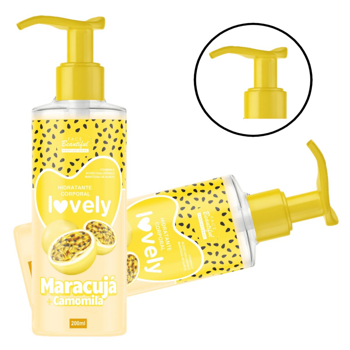 Face Beautiful - Hidratante Maracuja e Camomila Vegano FB489