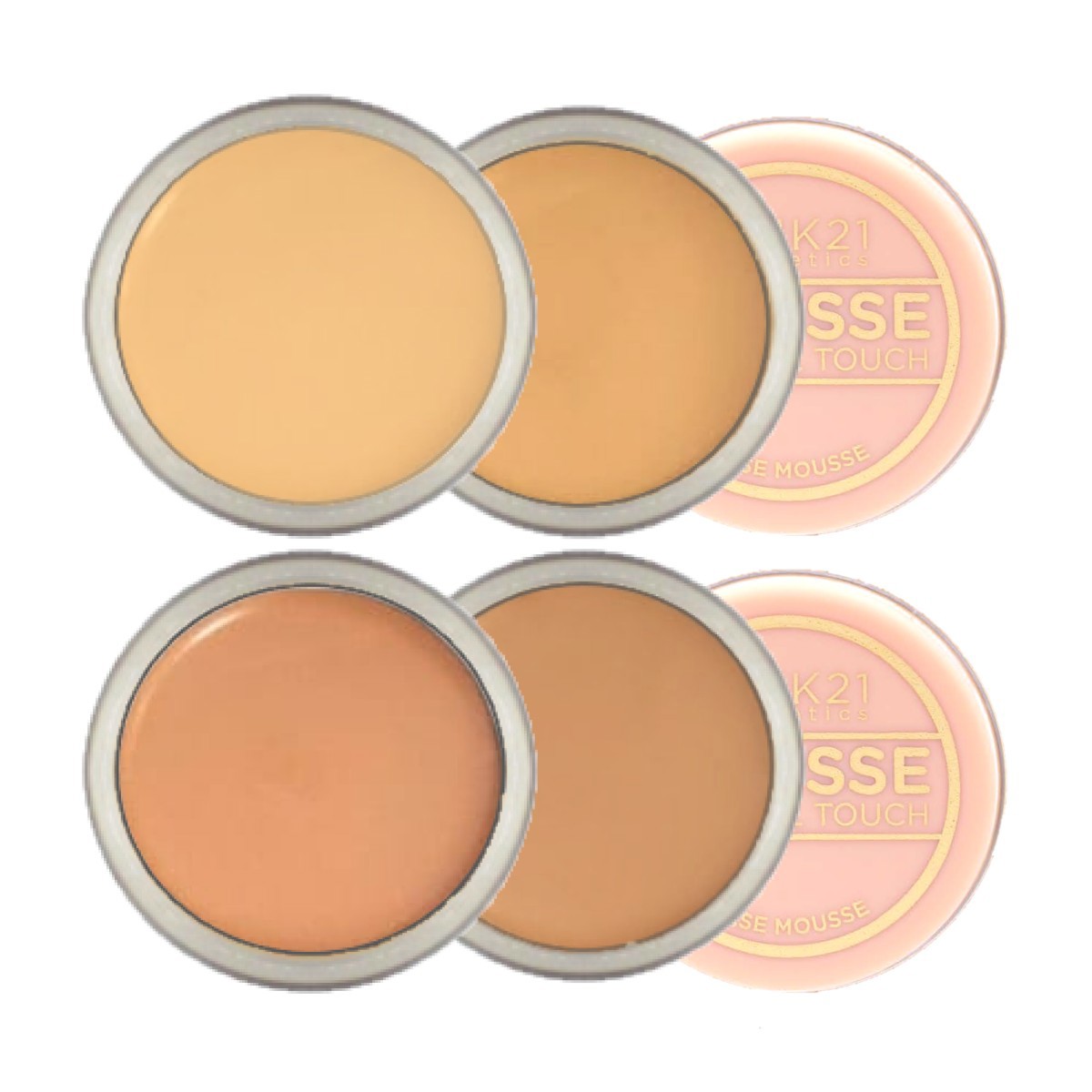 Pink 21 - Base Mousse Natural CS5483 - 4 Und - Distribuidora JCF