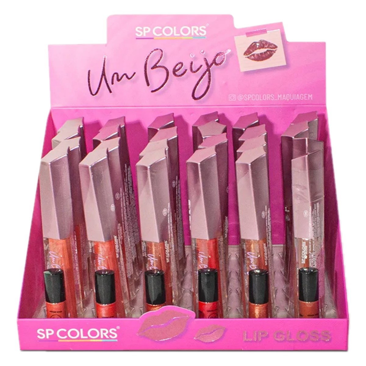 SP Colors - Lip Gloss Um Beijo Cintilante SP356 - 6 Und