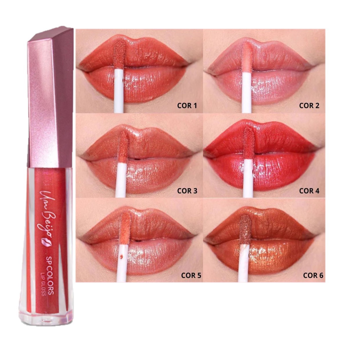 SP Colors - Lip Gloss Um Beijo Cintilante SP356 - 24 Und