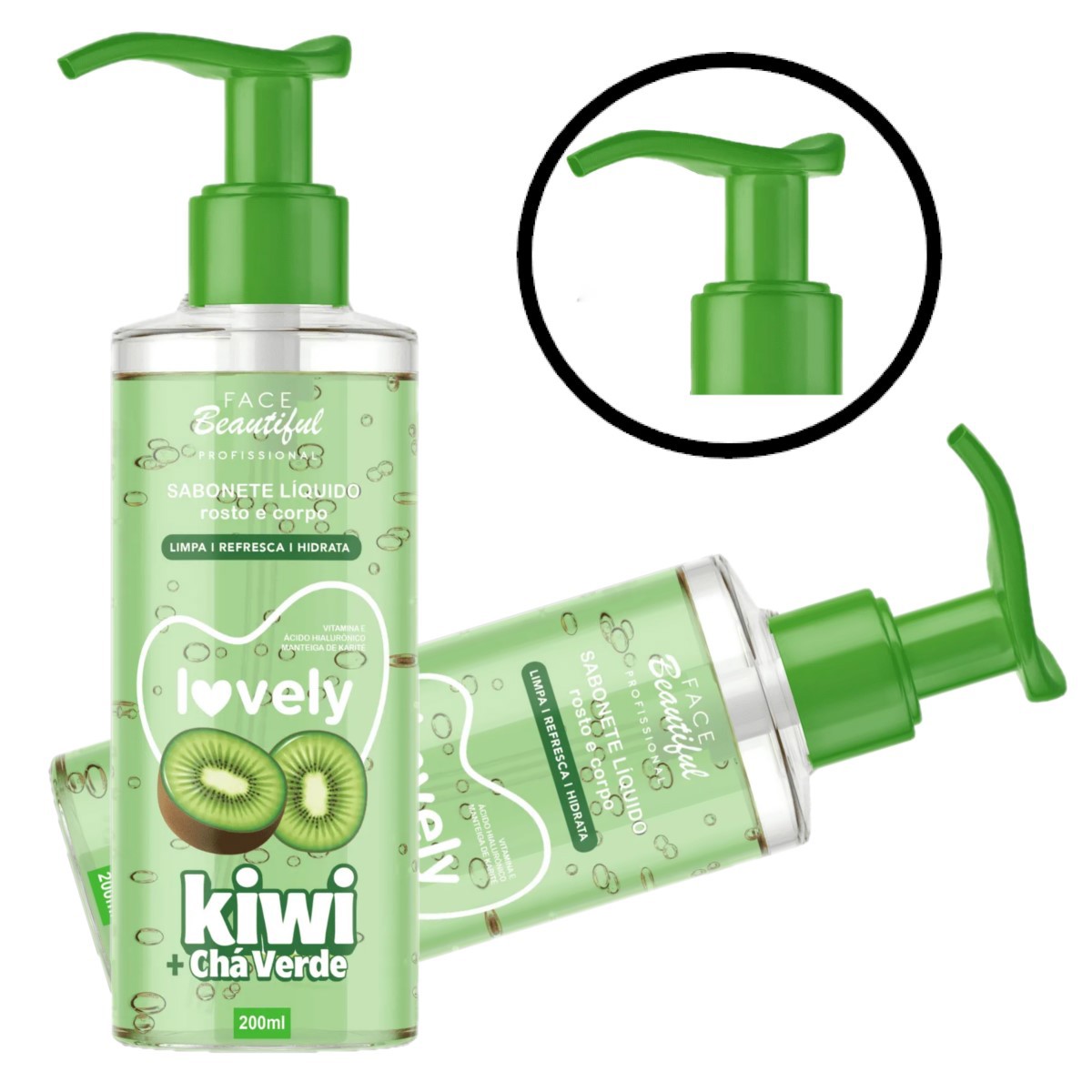 Eybna テルペンCBD CBN CBG 10ml ウォーターメロンスラッシー Face Beautiful - Sabonete Kiwi Cha Verde Vegan FB481 - 12 Un