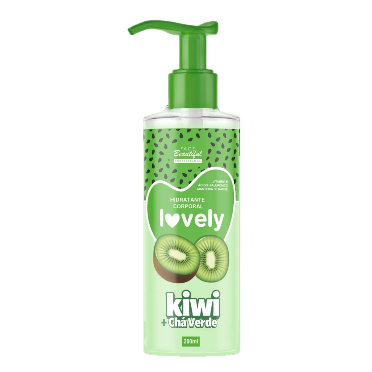 Face Beautiful - Hidratante Kiwi Cha Verde FB486 - 12 Und