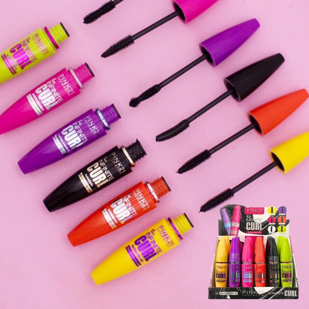 Pink 21 - Mascara de Cilios 6 tipos CS5468 - 24 Und