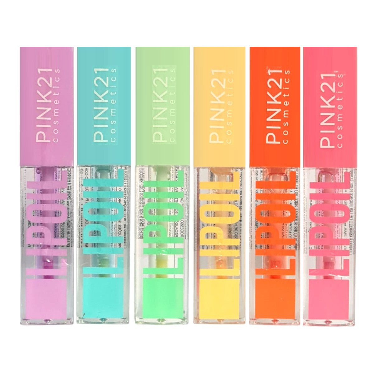 Pink 21 - Lip Oil Hidratante CS5358 - 24 Und - Distribuidora JCF