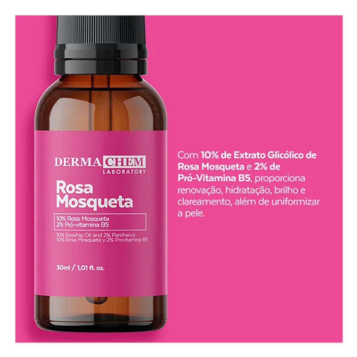Dermachem - Serum Rosa Mosqueta + Vit B5 - 6 Und (Validade: 05