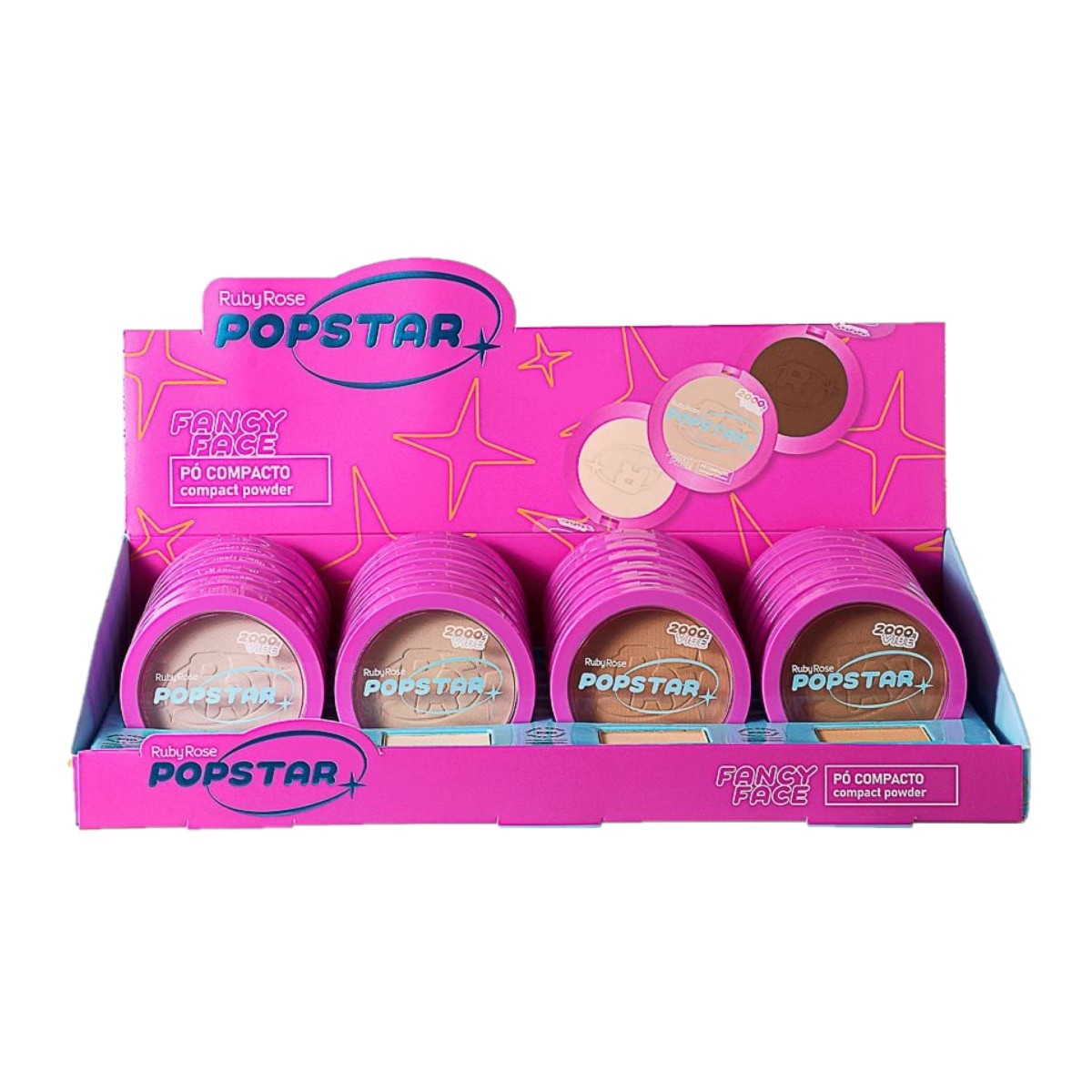 Ruby Rose - Po Compacto Popstar Claros M406 G1 - 24 Und