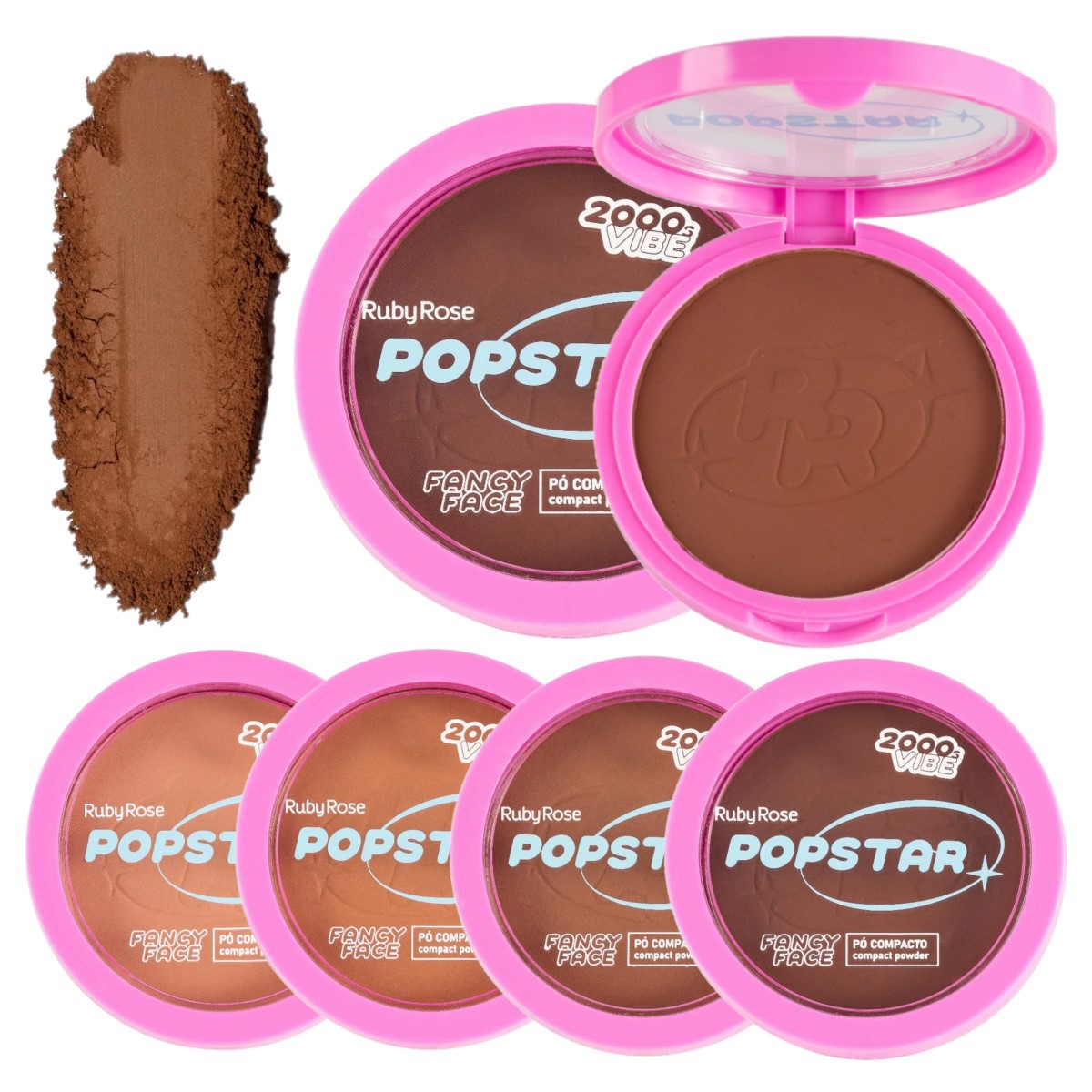 Ruby Rose - Po Compacto Popstar Escuros M406 G2 - 24 Und