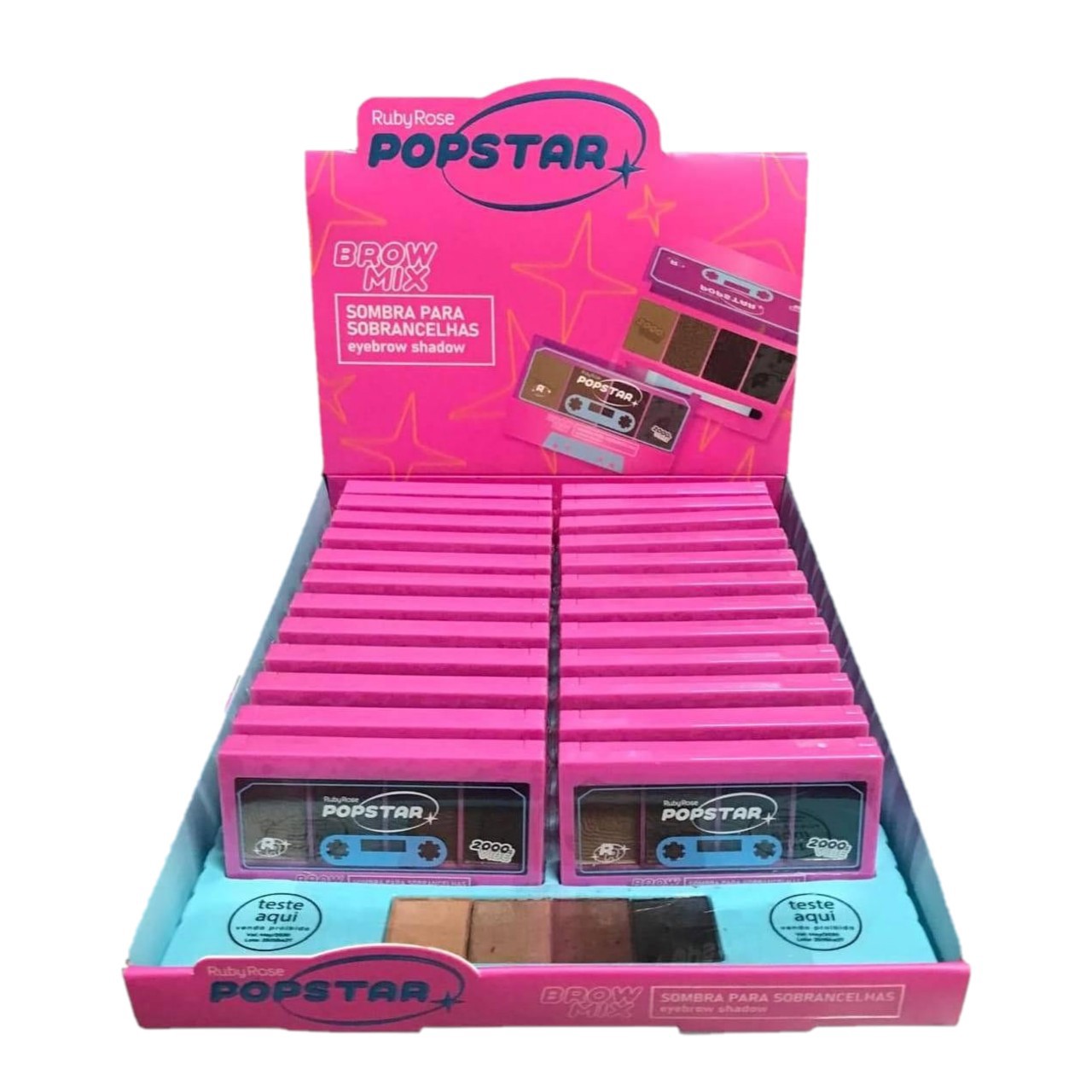 Ruby Rose - Sombra p/ Sobrancelhas Popstar E2510 - 24 Und