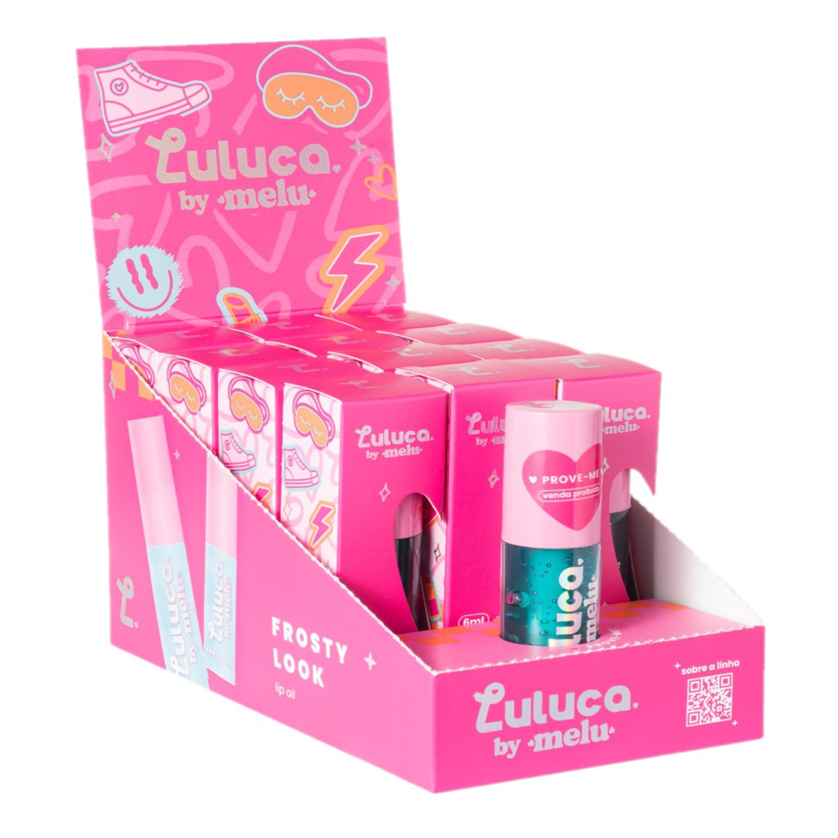 Ruby Rose - Lip Oil Luluca Melu L6511 Frosty Look - Distribuidora