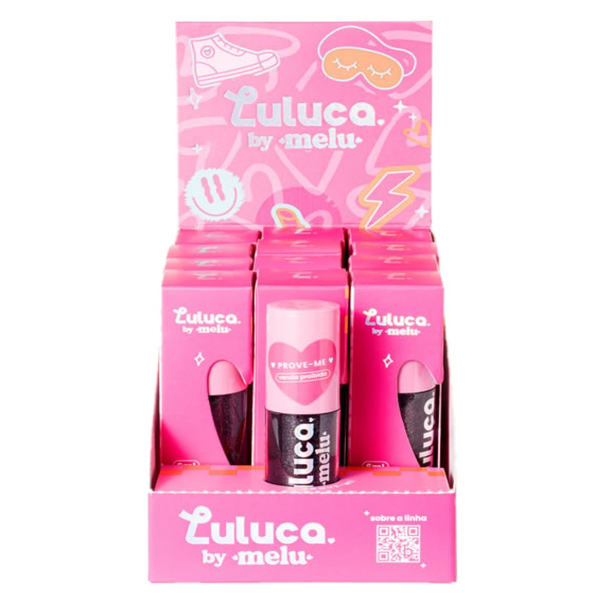 Ruby Rose - Lip Gloss Luluca Melu L6410 Magic Violet - 6 Und