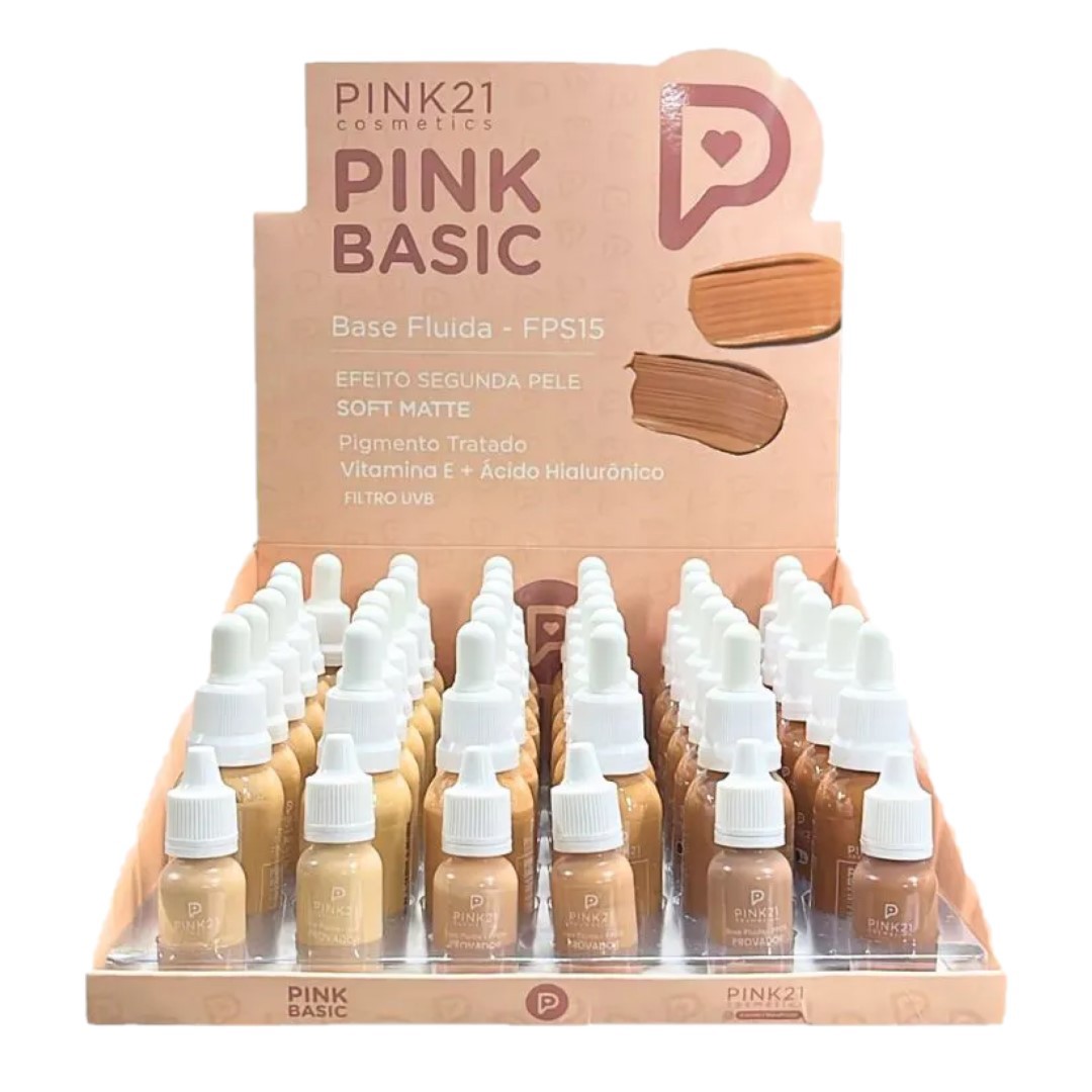 Pink 21 - Base Fluida Soft Matte FPS 15 PK1021 - 06 Und
