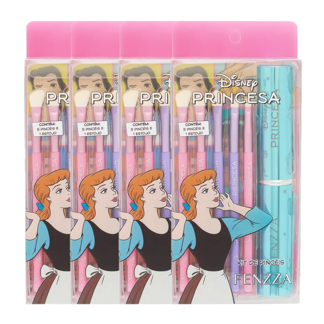 PH ESSENCE 5本セット Fenzza - Kit de Pinceis c/ Estojo Princesa DIS135 - Distribuidora