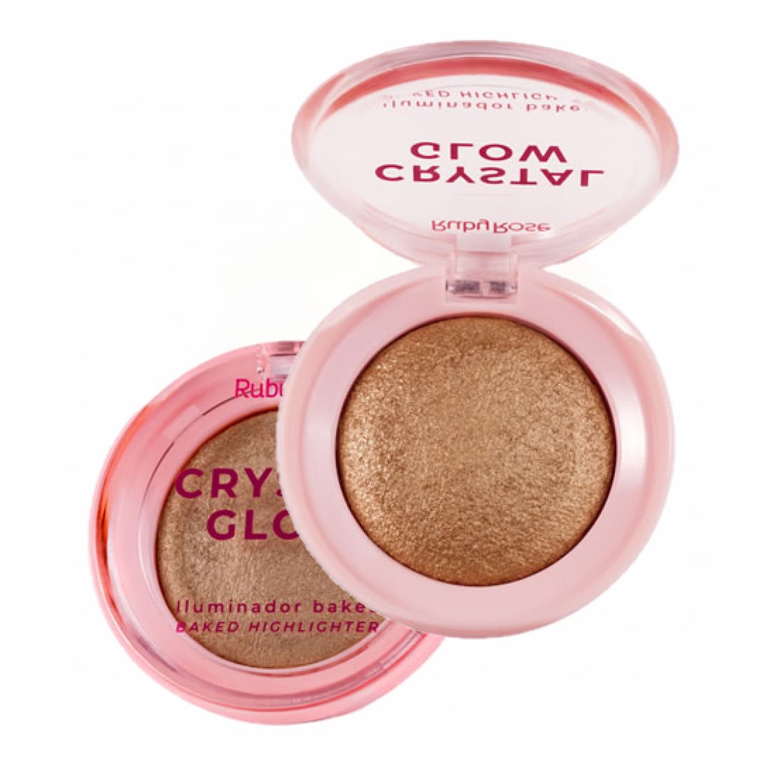 Ruby Rose - Iluminador Baked Crystal Glow HBM700 Kit 2 - 6 Und