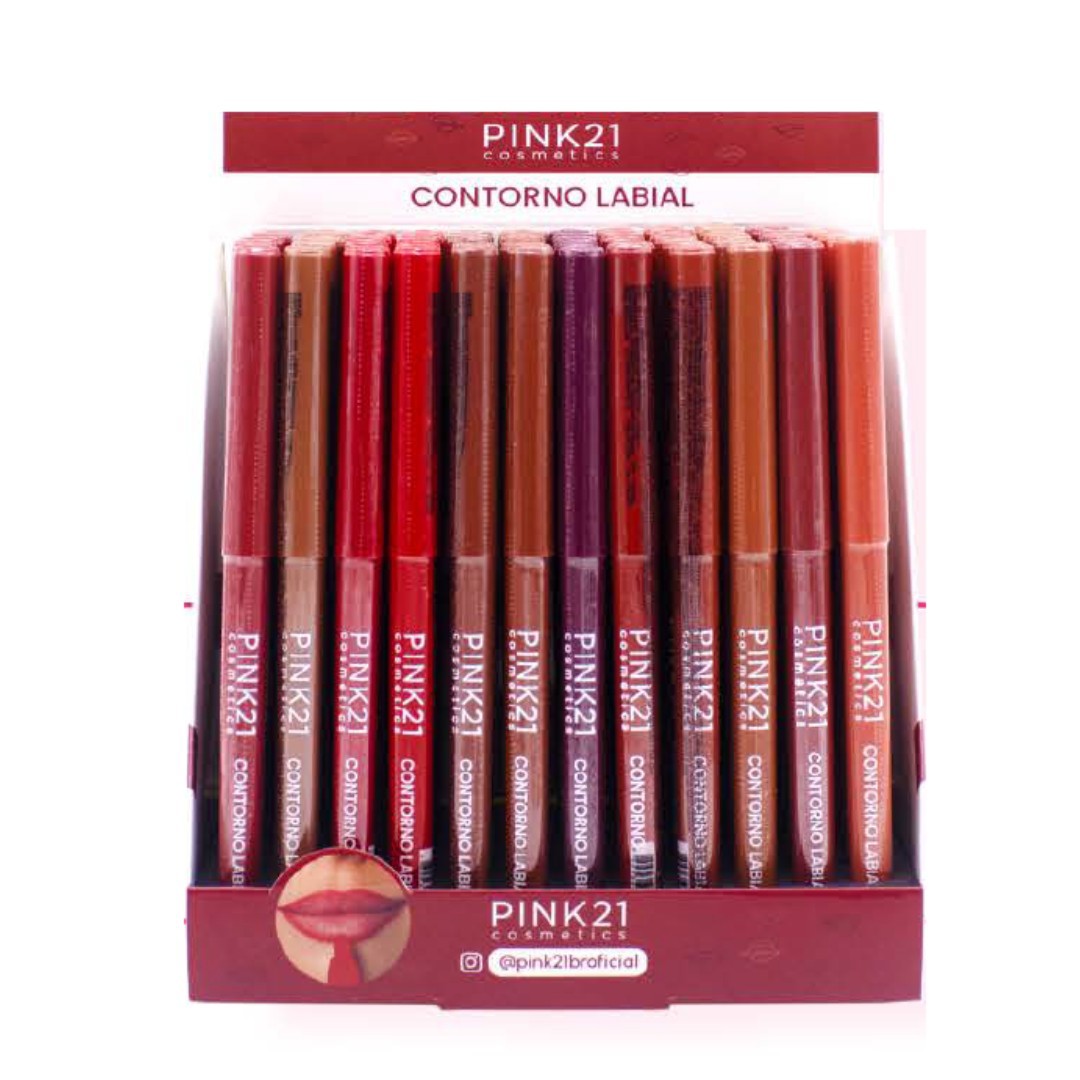Pink 21 - Lapis Contorno Labial CS5129 - 72 Und - Distribuidora