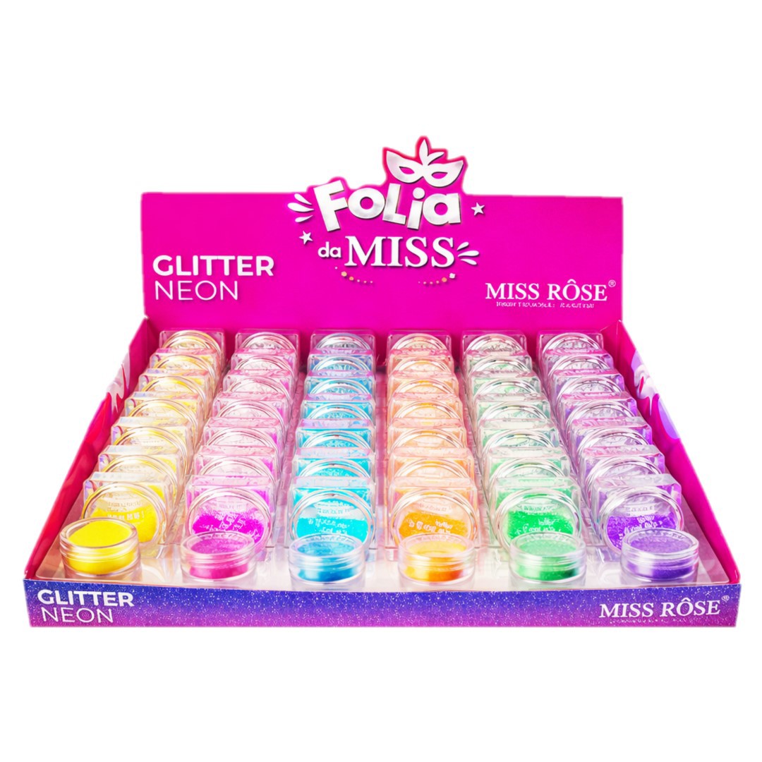 Miss Rose - Glitter Neon Folia da Miss MR120 - 06 Und