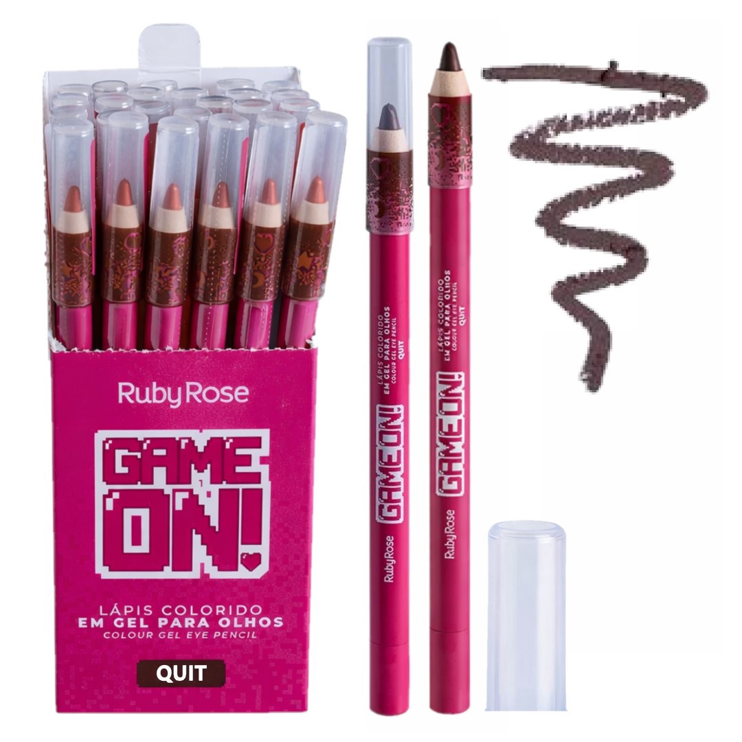 Ruby Rose - Lapis de Olho Game On Quit HB24006 - Distribuidora JCF