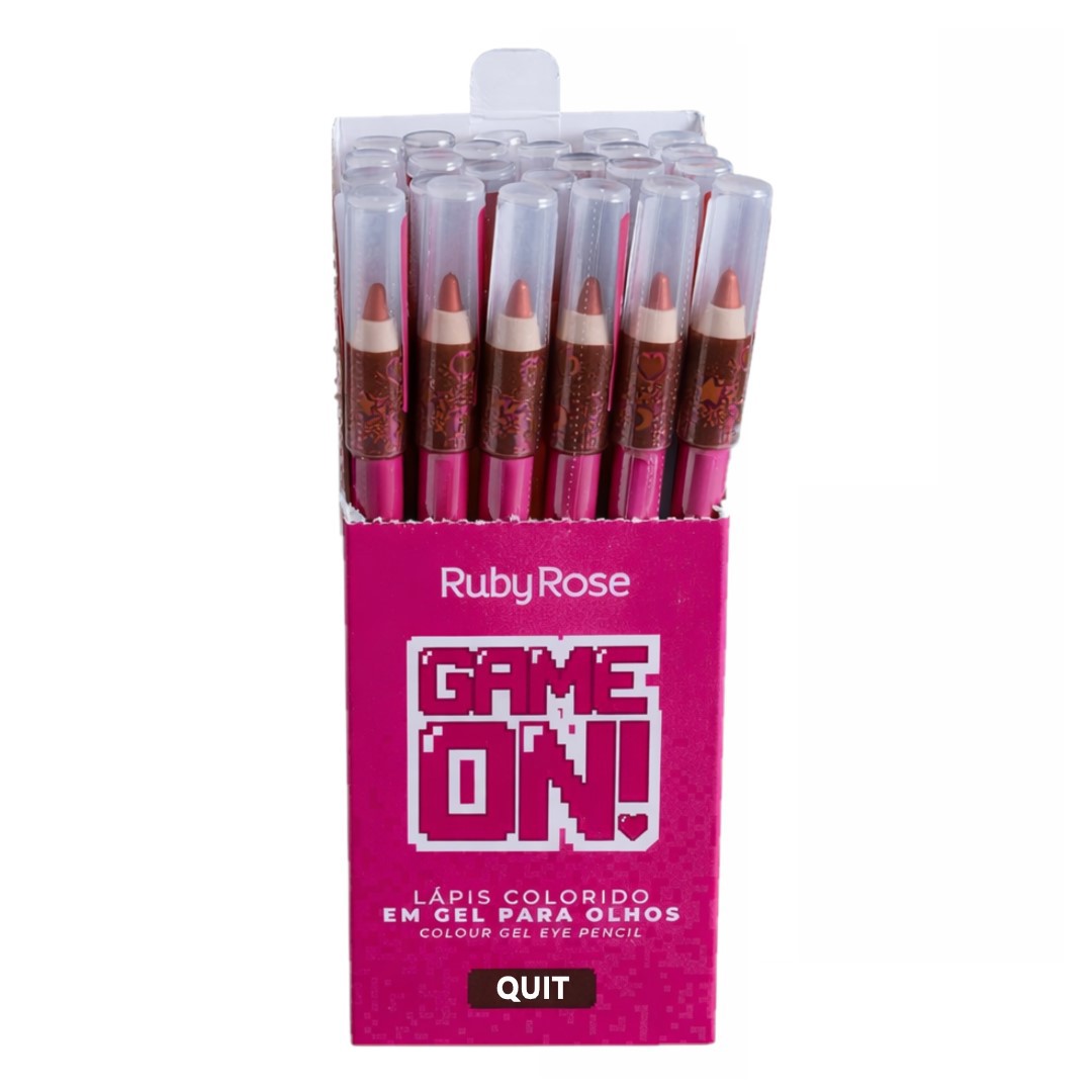 Ruby Rose - Lapis de Olho Game On Quit HB24006 - Distribuidora JCF