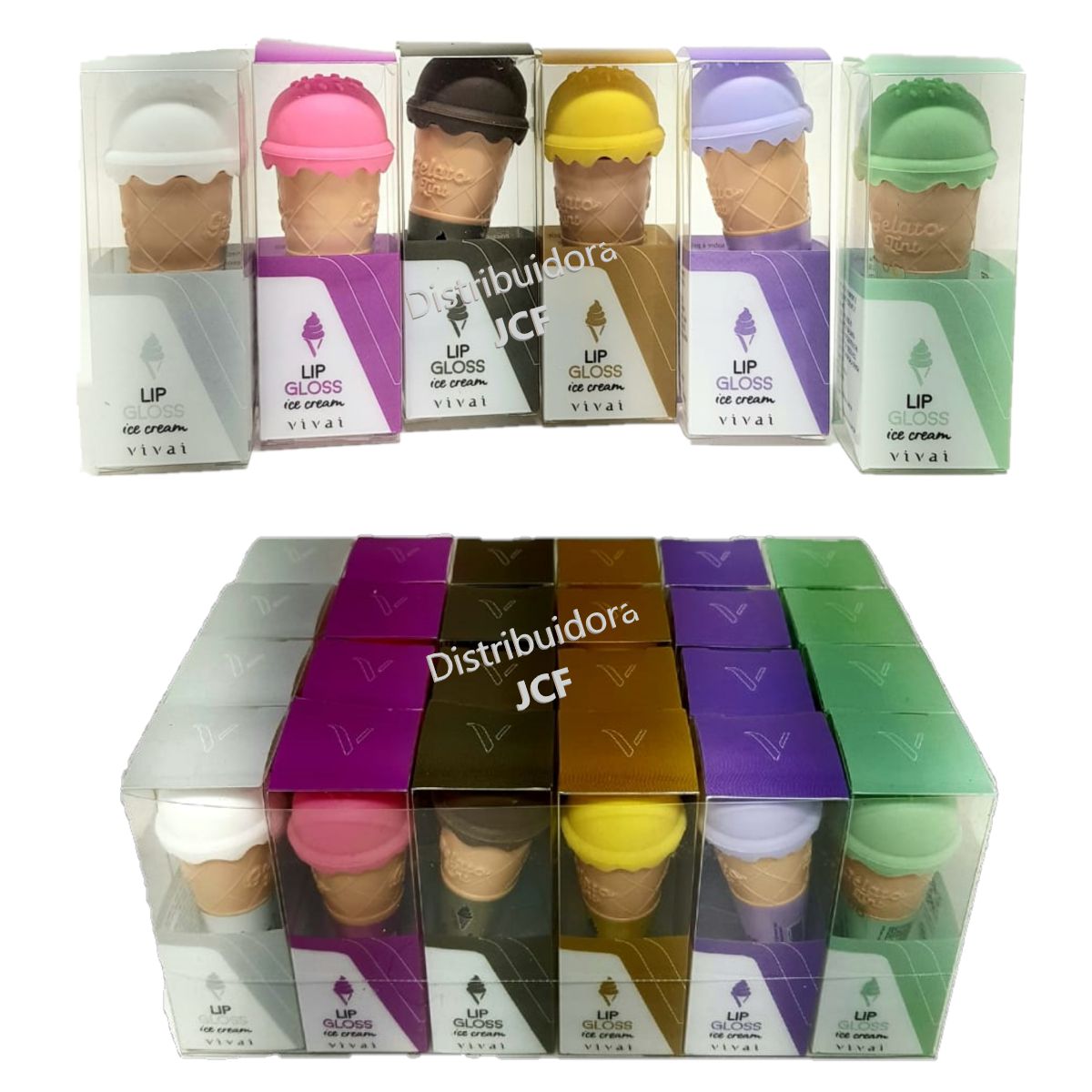 Gloss Sorvetinho Ice Cream Vivai V-3052 (atacado box 24un